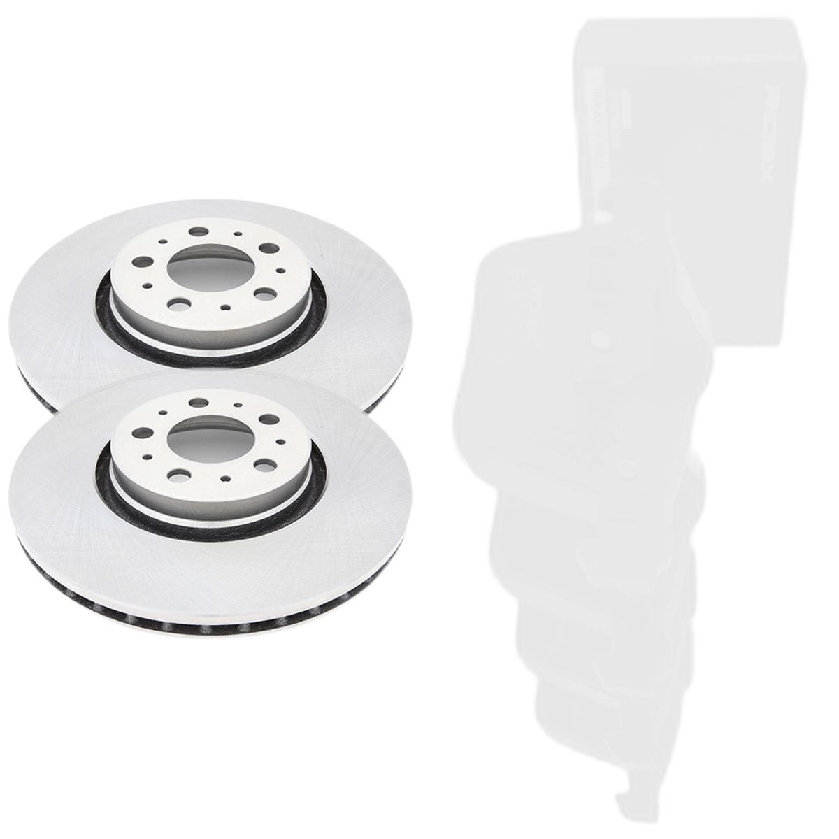RIDEX Brake disc and pads set 3405B2533 for VOLVO V70, S60, XC90