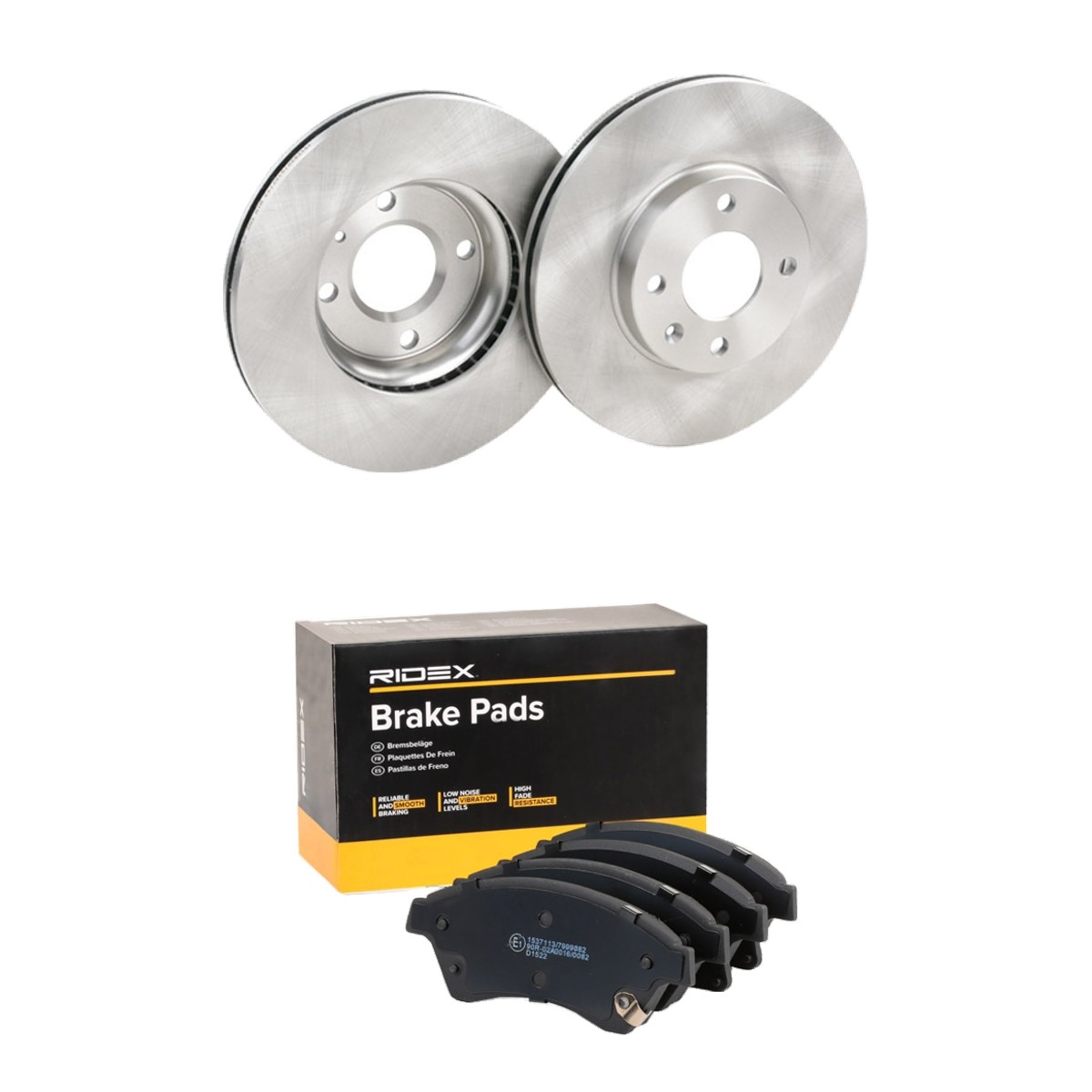 RIDEX 3405B2572 Brake discs and pads set Chevrolet Aveo T300 1.4 101 hp Petrol 2020 price