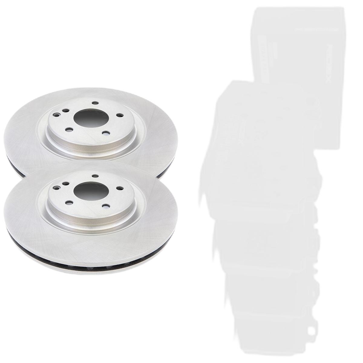 RIDEX Brake disc and pads set 3405B2774 suitable for MERCEDES-BENZ C-Class, CLK