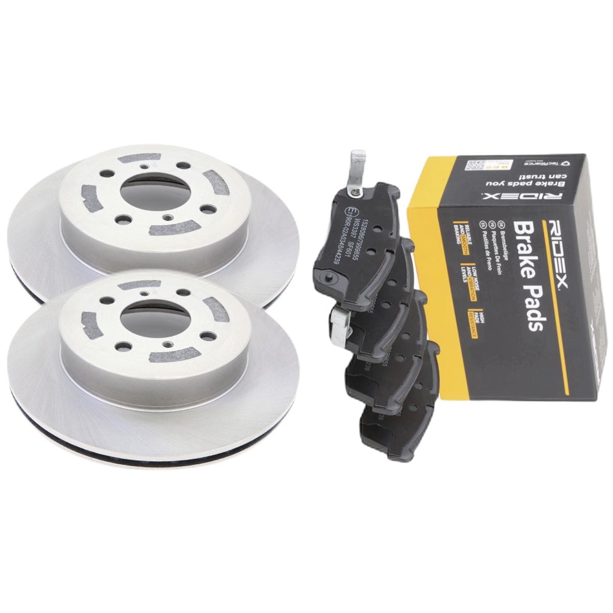 RIDEX 3405B3044 SUZUKI Brake discs and pads