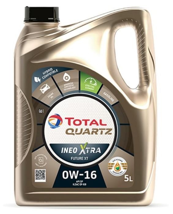 TOTAL Quartz, 9000 Xtra Future XT 2225507 Engine oil 0W-16, 5l