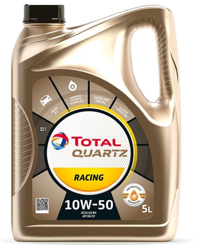 Motor oil 10W 50 longlife petrol - 2157104 TOTAL Quartz, Racing