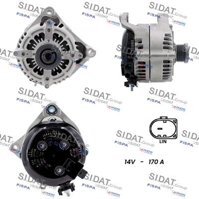 SIDAT A12DE1238A2 Alternator Freewheel Clutch 12-31-7-605-478