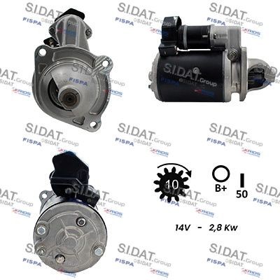SIDAT S12LU0154 Starter motor 702000150