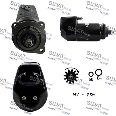 SIDAT S12LU0874 Starter motor 240500