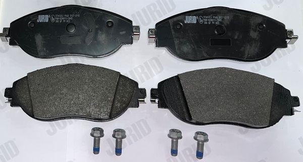 574097J Disc brake pads JURID 574097J review and test
