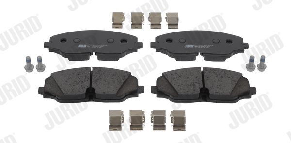 22769 JURID prepared for wear indicator, with accessories Height: 74,6mm, Width: 179mm, Thickness: 19,3mm Brake pads 574119J buy
