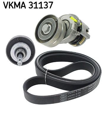 VKM 31098 SKF VKMA31137 V-Ribbed Belt Set 030 145 933 AC