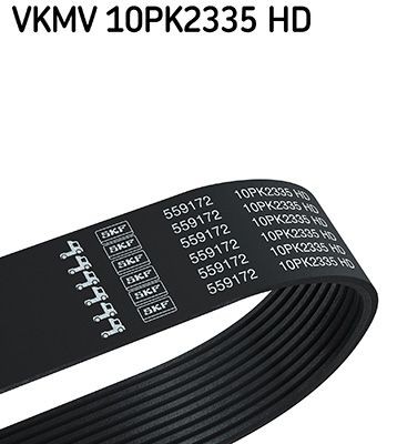 SKF VKMV 10PK2335 HD Serpentine belt 2335mm, 10