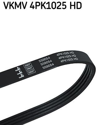 4PK1025 SKF 1025mm, 4 Number of ribs: 4, Length: 1025mm Alternator belt VKMV 4PK1025 HD buy
