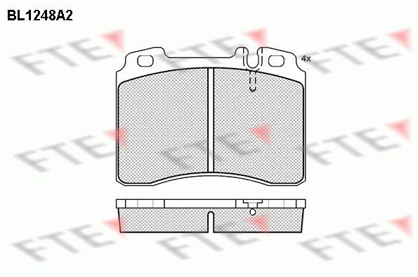 Mercedes E-Class Brake pad 20093269 FTE 9010074 online buy