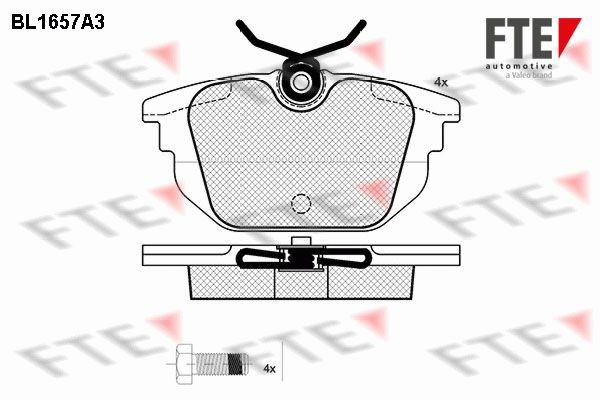FTE 9010272 Brake pad set ALFA ROMEO experience and price