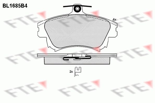 FTE 9010298 Brake pad set SMART experience and price