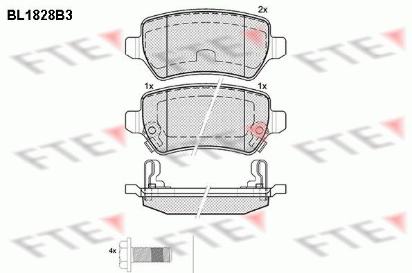 FTE 9010406 Brake pad set RENAULT experience and price