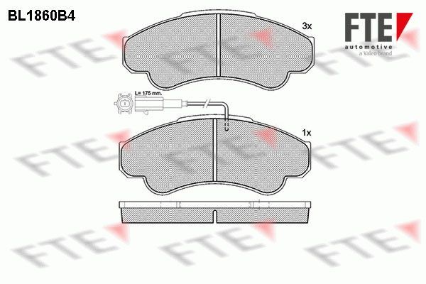 FTE 9010440 Brake pad set CITROËN experience and price