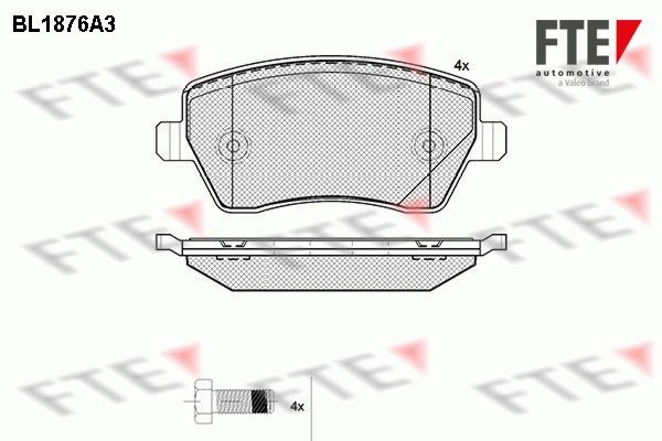 FTE 9010460 Brake pad set MERCEDES-BENZ experience and price