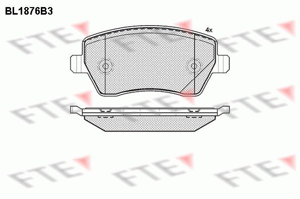 FTE 9010462 Brake pad set RENAULT experience and price