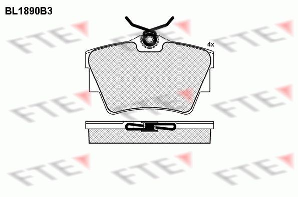 FTE 9010475 Brake pad set NISSAN experience and price