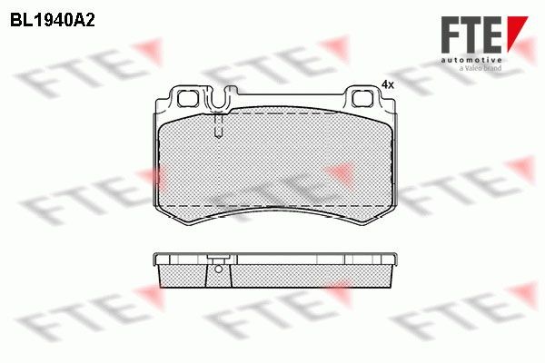 Great value for money - FTE Brake pad set 9010533