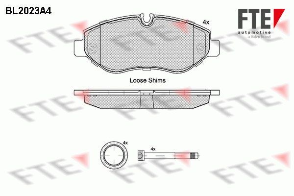 Mercedes SPRINTER Disk brake pads 20093782 FTE 9010610 online buy