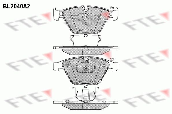 FTE 9010626 Brake pad set BMW experience and price