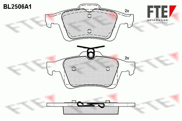 FTE 9010769 Brake pad set OPEL experience and price