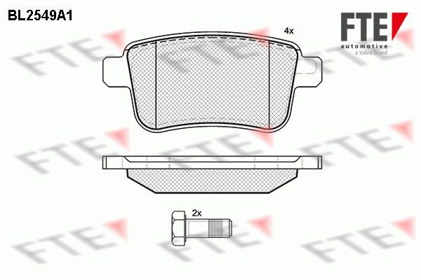 FTE 9010802 Brake pad set MERCEDES-BENZ experience and price