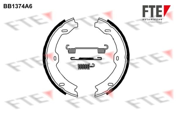 FTE Emergency brake kit rear and front Mercedes C216 new 9100119