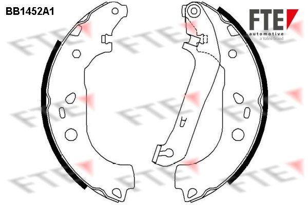 BB1452A1 FTE 9100174 Brake shoes Ford Focus Mk2 2.5 RS 305 hp Petrol 2011 price