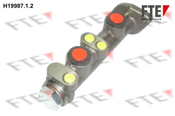 9220077 FTE Brake master cylinder SEAT Number of connectors: 3, Piston Ø: 19,1 mm, Grey Cast Iron, M10x1