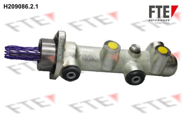 9220105 FTE Brake master cylinder IVECO Number of connectors: 2, Piston Ø: 20,6 mm, Grey Cast Iron, M10x1
