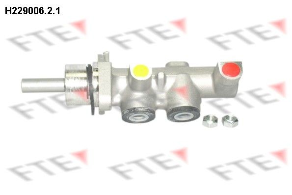 9220153 FTE Brake master cylinder OPEL Number of connectors: 2, Bore Ø: 9 mm, Piston Ø: 22,2 mm, Grey Cast Iron, M10x1