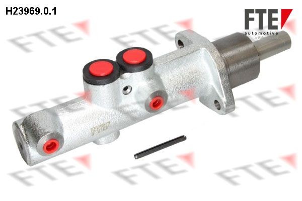 H23969.0.1 FTE Number of connectors: 2, Bore Ø: 9 mm, Piston Ø: 23,8 mm, Grey Cast Iron, M10x1 Master cylinder 9220324 buy
