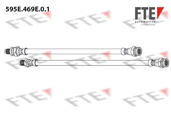 595E.469E.0.1 FTE 315, 280 mm, 1x M10x1 Length: 315, 280mm, Internal Thread: 1x M10x1mm, External Thread: 1x M10x1mm Brake line 9240984 buy