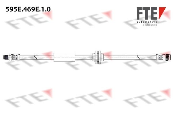 595E.469E.1.0 FTE 595 mm, 1x M10x1 Length: 595mm, Internal Thread: 1x M10x1mm, External Thread: 1x M10x1mm Brake line 9240985 buy