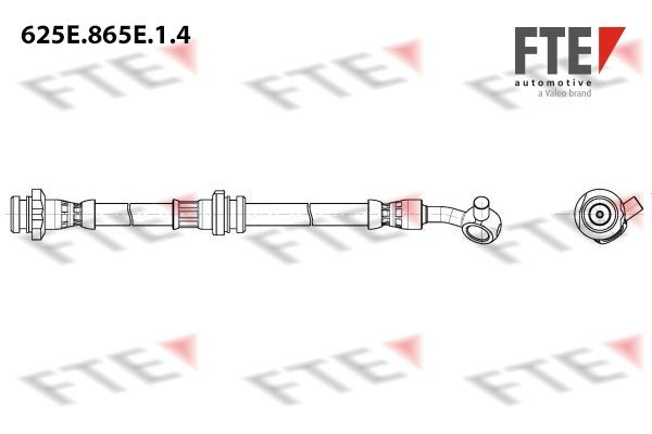 625E.865E.1.4 FTE 625 mm, 1x M10x1, 10 mm Length: 625mm, Thread Size 2: BANJO, Internal Thread: 1x M10x1mm Brake line 9240989 buy