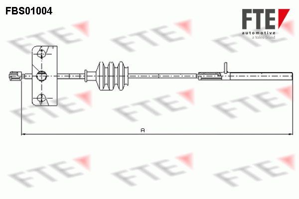 FBS01004 FTE 9250000 Brake cable Fiat Tipo 160 1.7 D 58 hp Diesel 1990 price