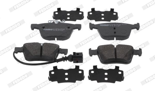 22601 FERODO incl. wear warning contact Height 1: 56,3mm, Height: 61,3mm, Width: 123,1mm, Thickness: 16,1mm Brake pads FDB5384 buy