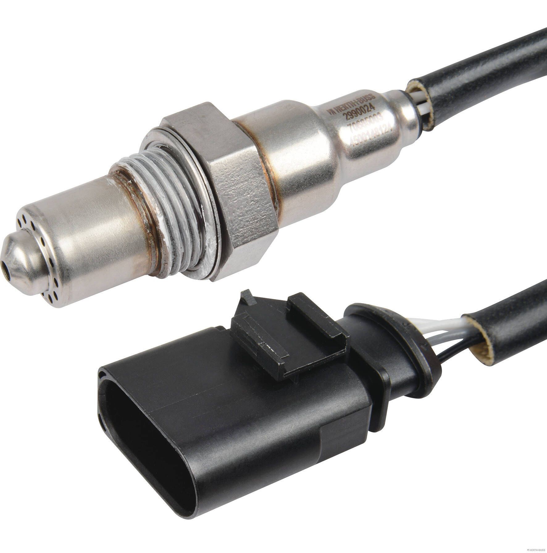 Exhaust sensor HERTH+BUSS ELPARTS M18x1,5, Heated, Thread pre-greased, 4 - 70685003