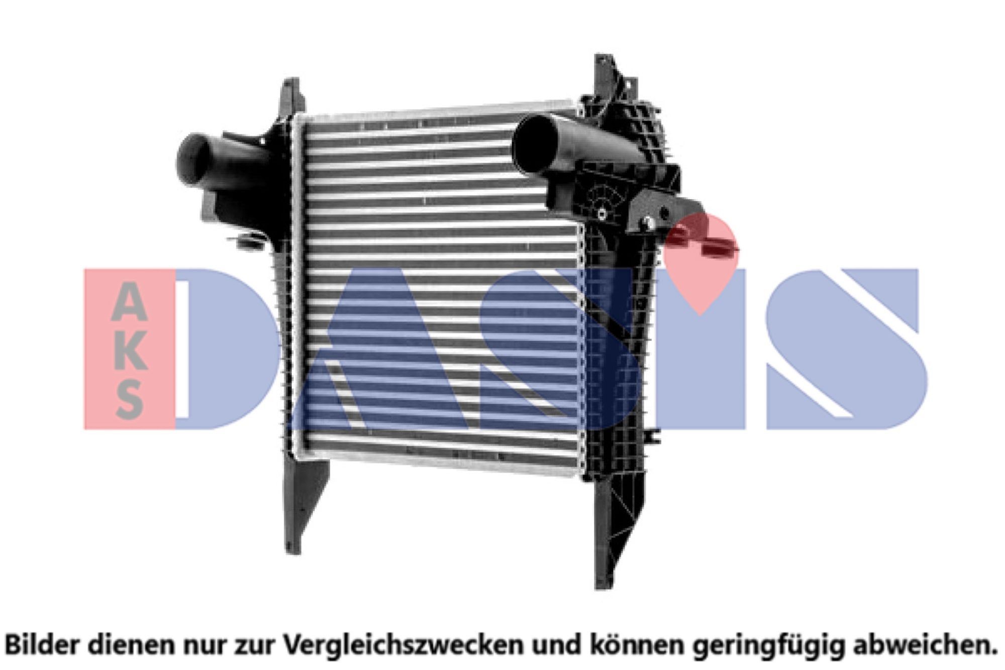 AKS DASIS 407017N Ladeluftkühler für IVECO EuroCargo I-III LKW in Original Qualität