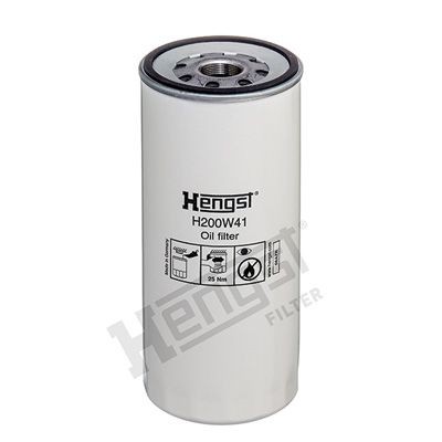 H200W41 HENGST FILTER Motorolie filter VOLVO 1 1/8-16UN, Påskruet filter