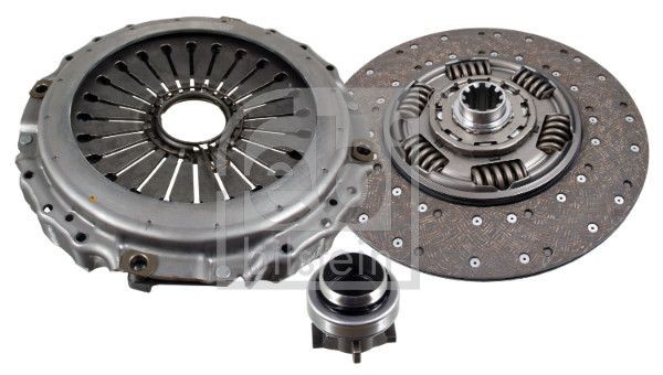 FEBI BILSTEIN 180135 Clutch kit three-piece, with synthetic grease, with clutch release bearing, 430mm