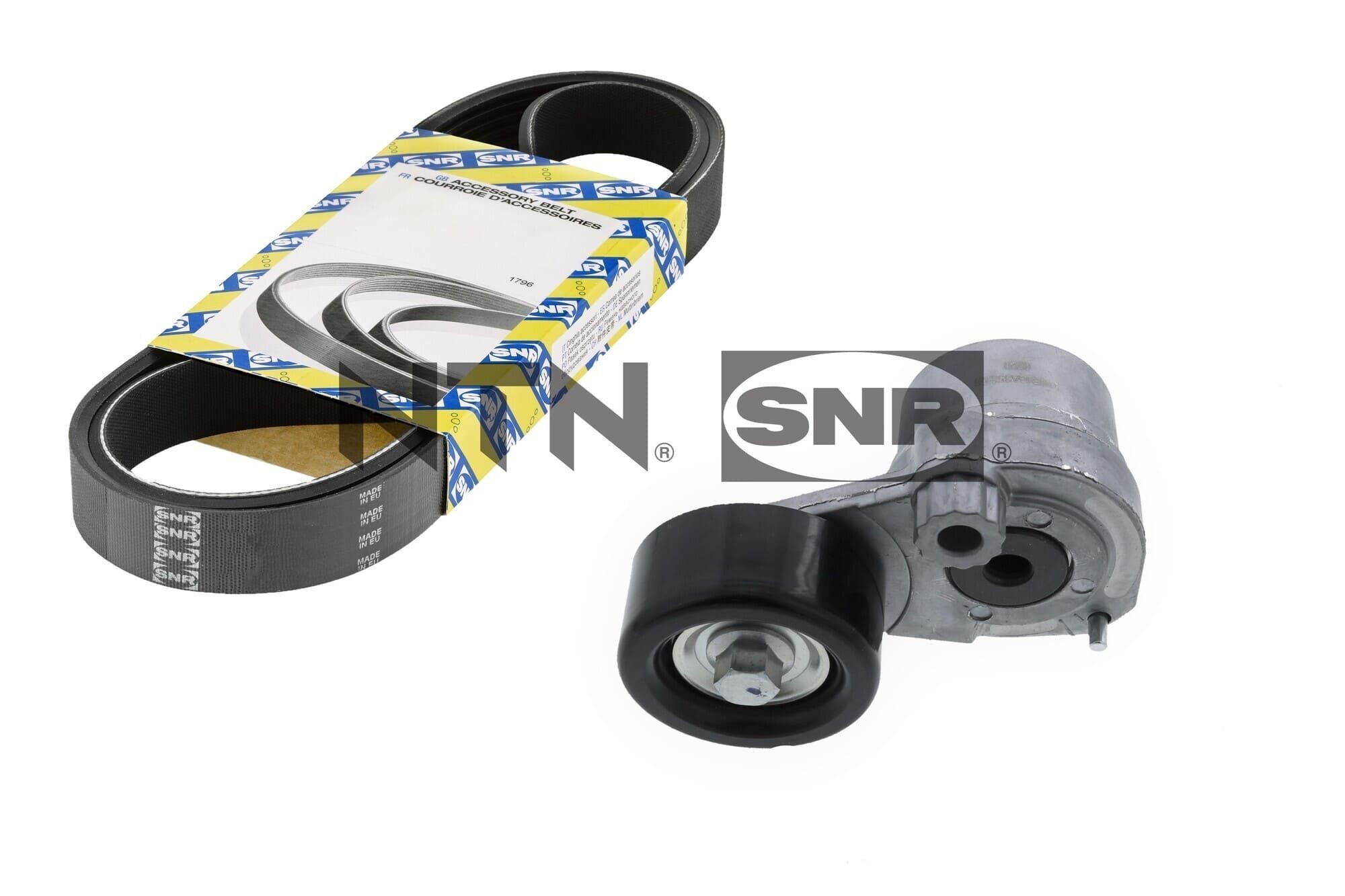 Original SNR V-ribbed belt kit KA853.08 for OPEL ZAFIRA