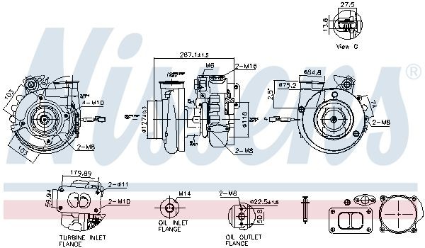 Turbolader NISSENS 93701