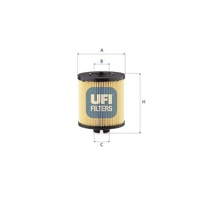 UFI 25.283.00 Oil filter 98012822