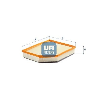 UFI 59,3mm, 234mm, 285mm, Filter Insert Length: 285mm, Width: 234mm, Height: 59,3mm Engine air filter 30.C01.00 buy