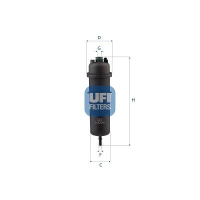 Great value for money - UFI Fuel filter 31.A33.00