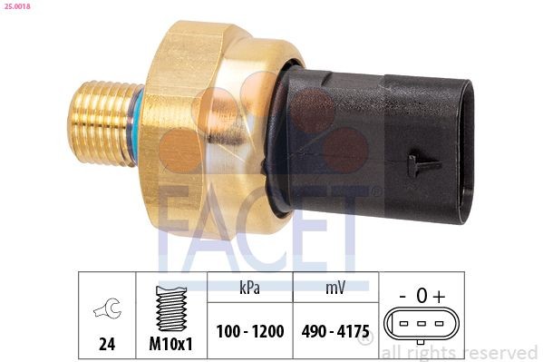 EPS 1.980.018 FACET M10x1 Oil Pressure Switch 25.0018 buy
