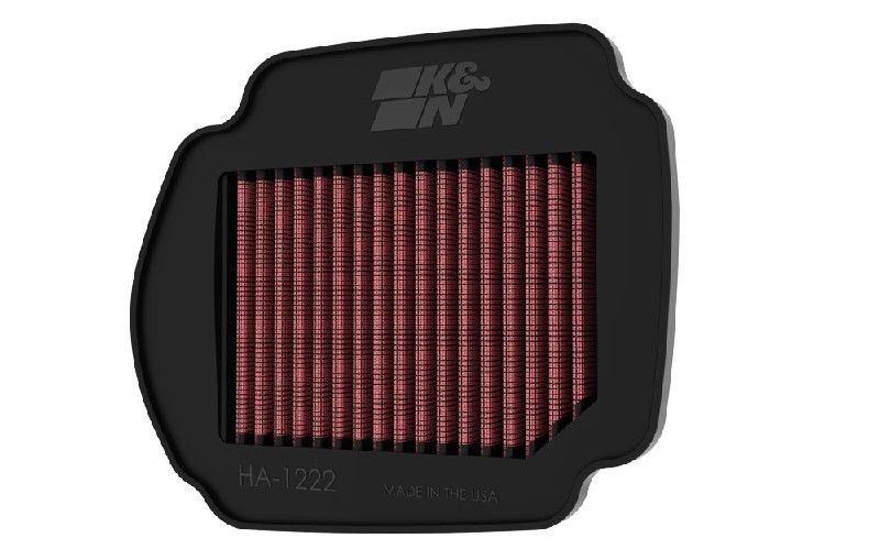 K&N Filters HA-1222 Air filter 27mm, 176mm, Square, Long-life Filter