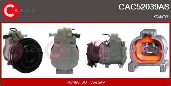 CASCO CAC52039AS Air conditioning compressor 20Y9793111�